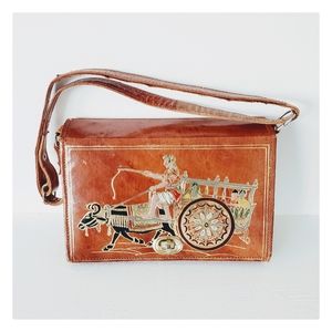 Vintage | Painted Scene Leather Bag